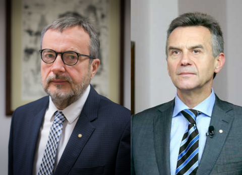 Dr hab. n. med. Wojciech Braksator oraz prof. Artur Mamcarz